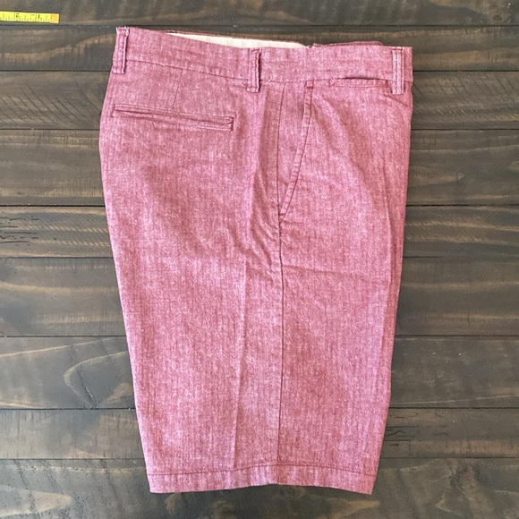 OLD NAVY Red Twill Shorts size 33 - Picture 3 of 7